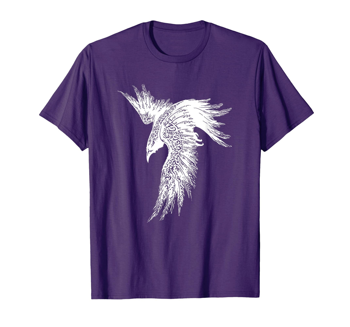 Viking Raven Norse Mythology Beautiful Art Symbols T-Shirt