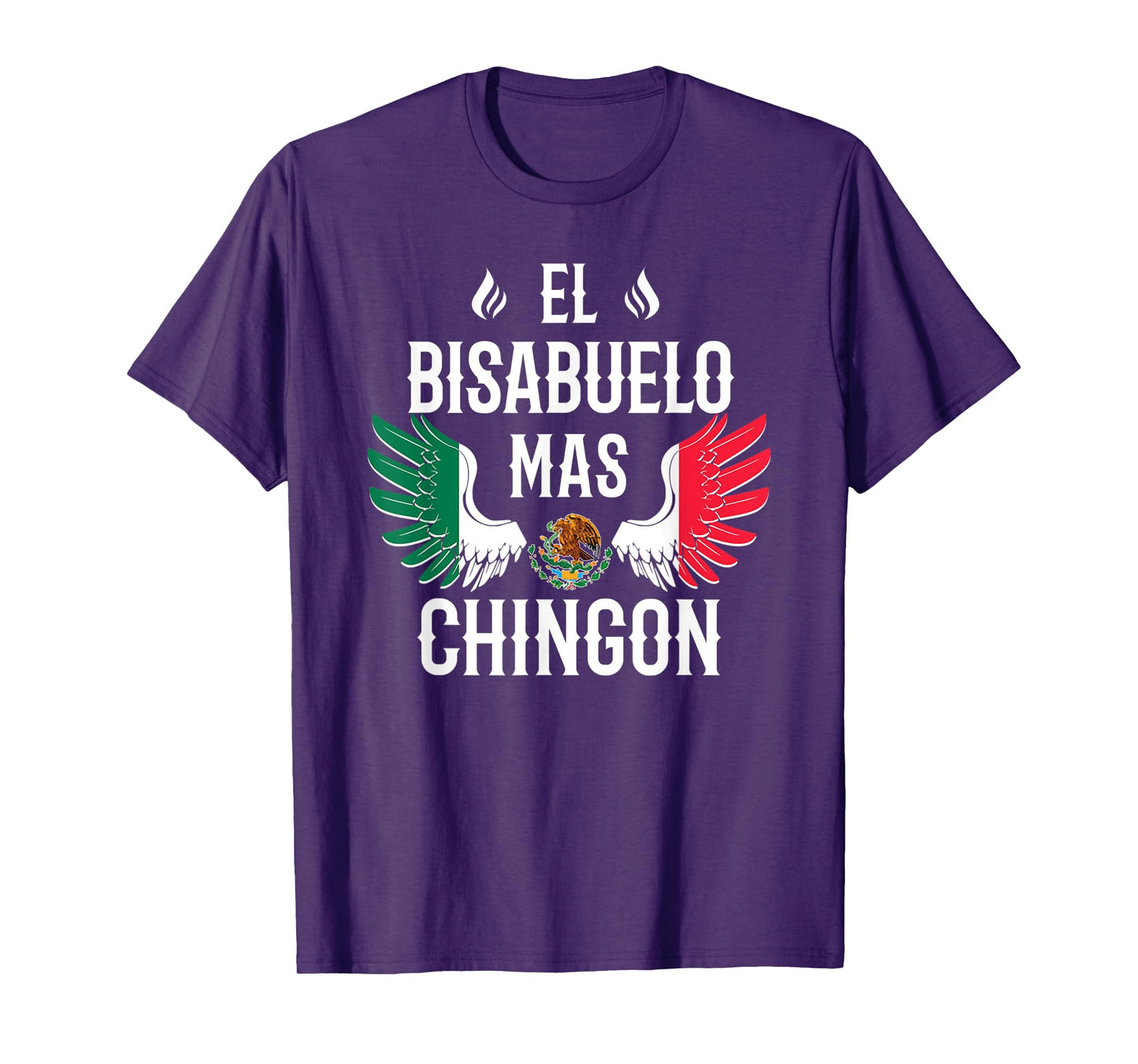 Mens El Bisabuelo Mas Chingon Spanish Great Grandpa Mexican Eagle T-Shirt