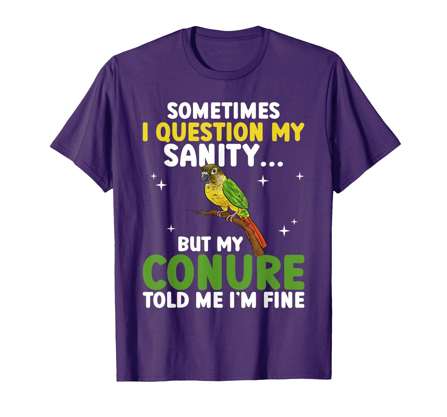Green Cheek Conure Parrot Bird Conure T-Shirt