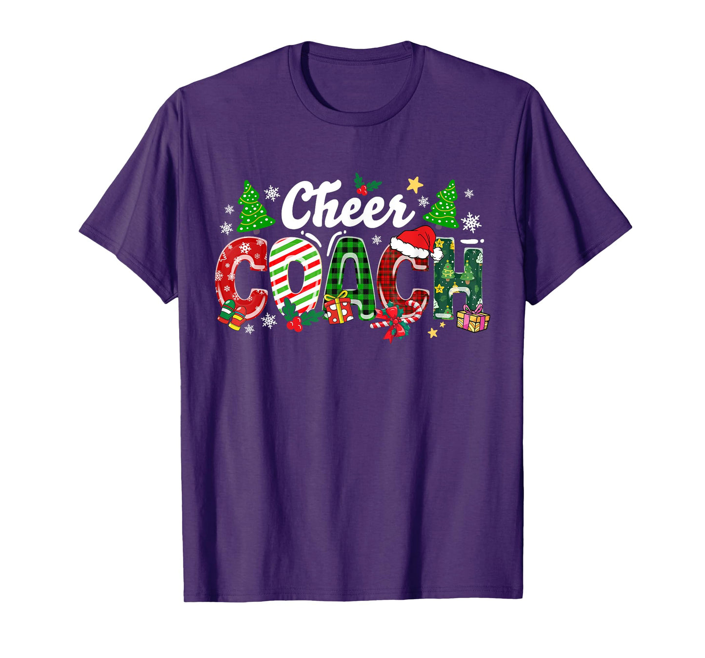 Cheer Coach Christmas Cheerleader Coach Xmas Xmas Holiday T-Shirt