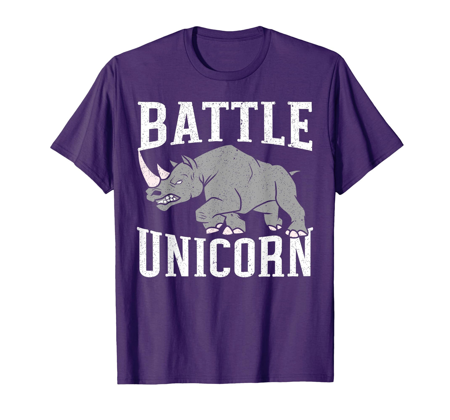 Battle Unicorn Rhinocerus Wildlife Animal Herbivore Rhino T-Shirt