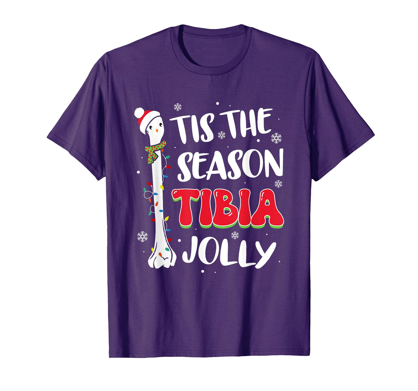 Tis The Season Tibia Jolly Bone Orthopedic Christmas Party T-Shirt