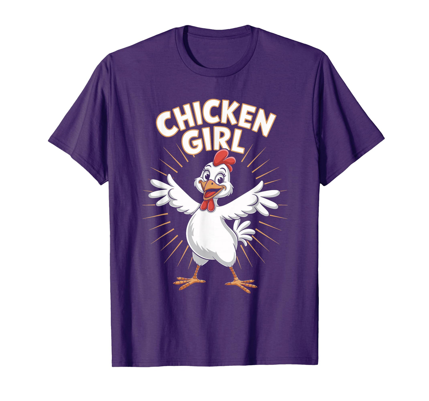 Chicken Girl Childrens Chickens Apparel | Youth Kids Chicken T-Shirt