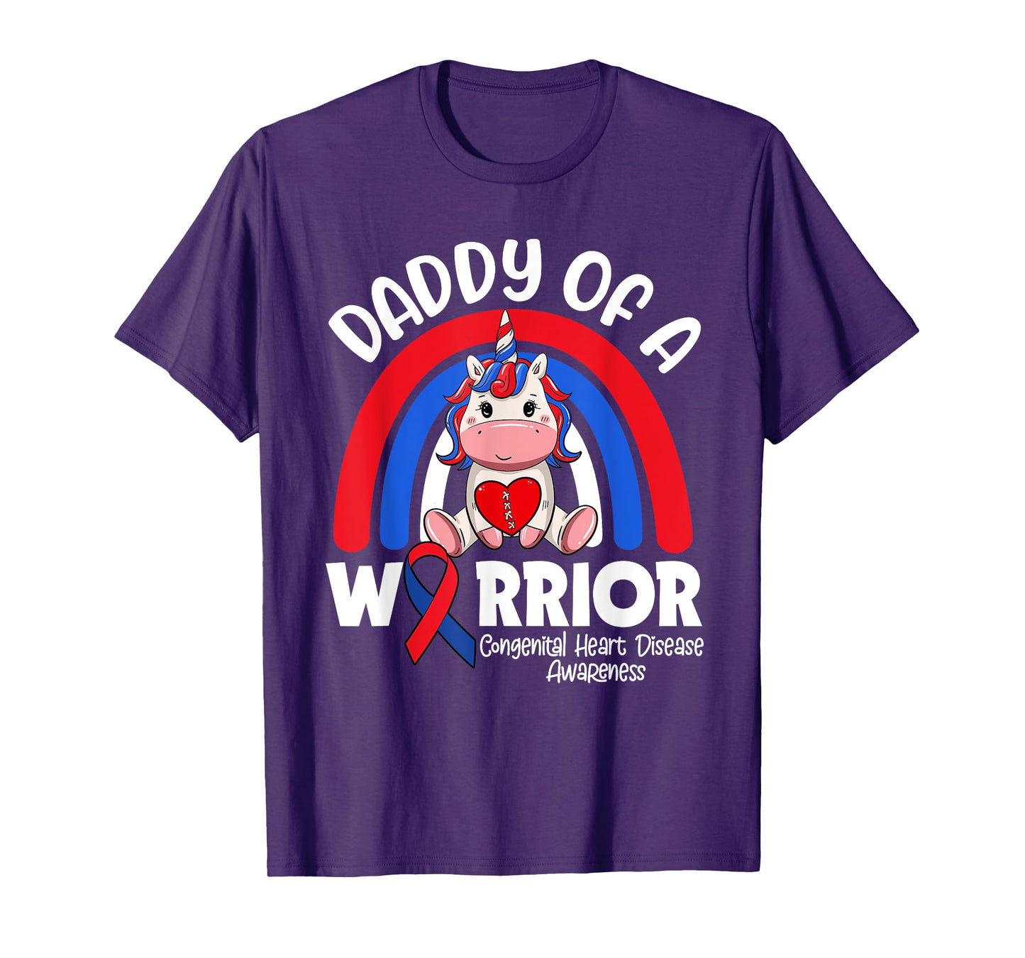 Daddy Of A Heart Warrior CHD Awareness Week Clothing Gift T-Shirt