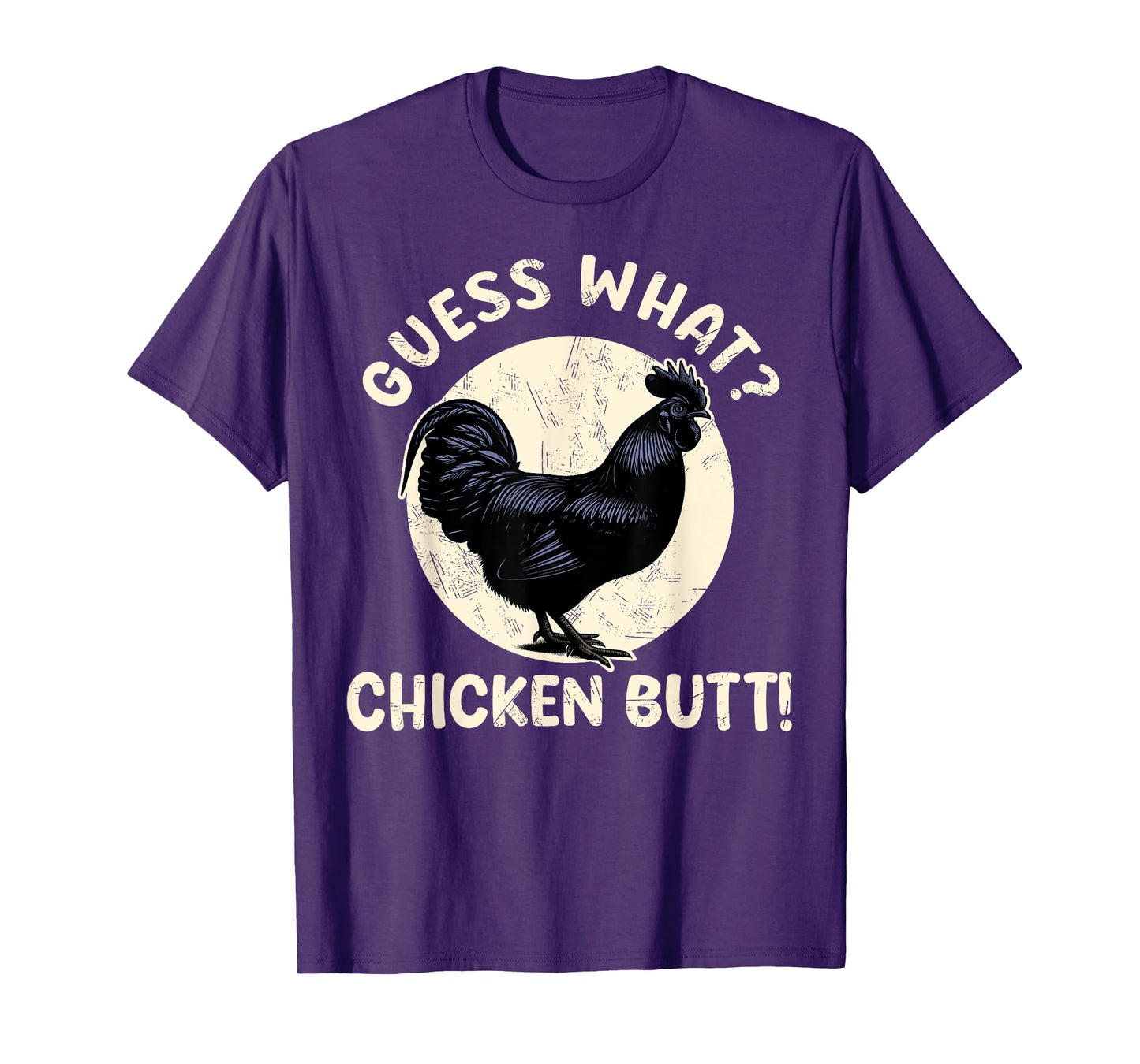 Guess What Chicken Butt T-shirt Kids Ayam Cemani Men Rooster T-Shirt