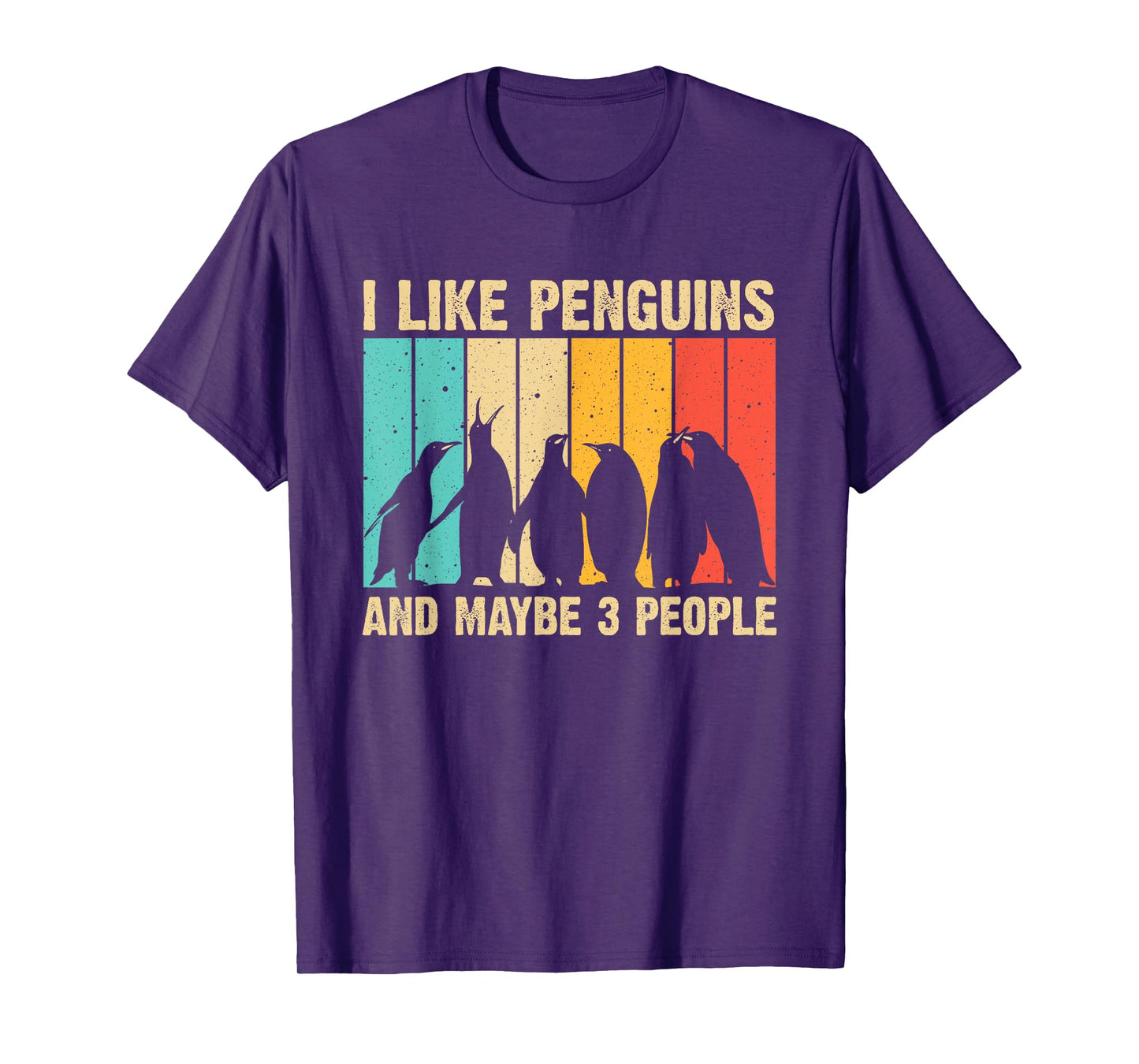 Cute Penguin Design For Men Women Kids Retro Penguin Lover T-Shirt