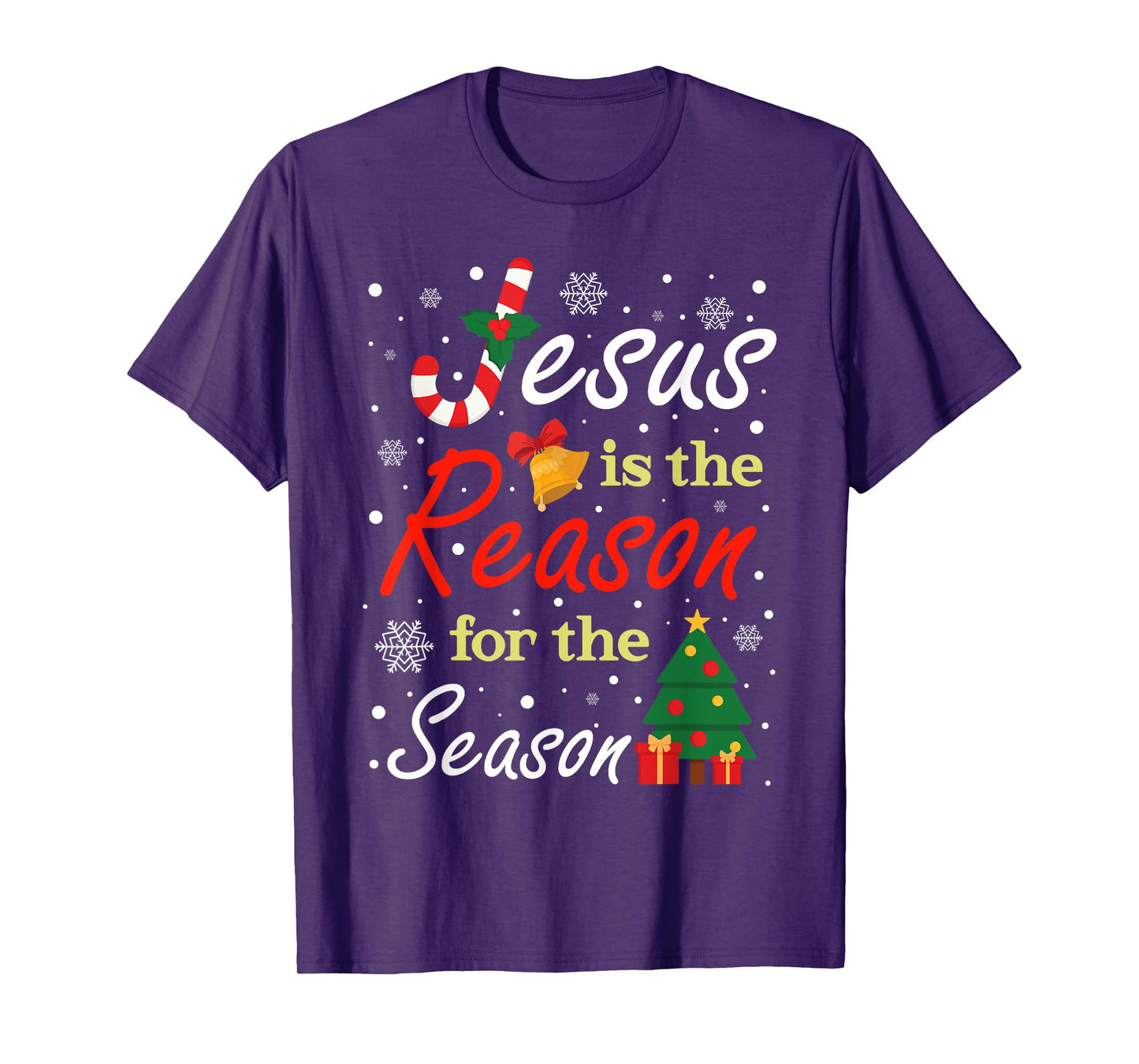 Xmas Jesus is The Reason for The Season Christmas Christian T-Shirt