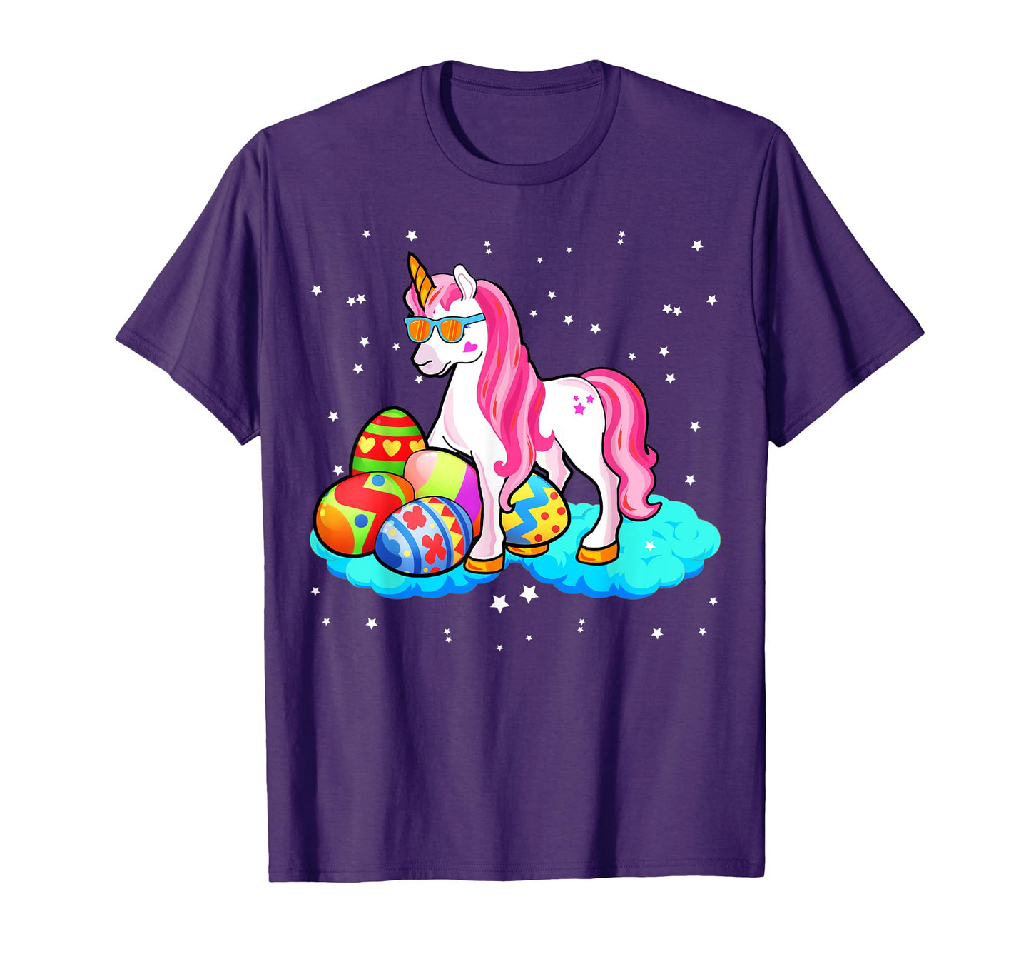 Girl Easter Unicorn Shirt Easter Girl Shirt Unicorn Easter T-Shirt