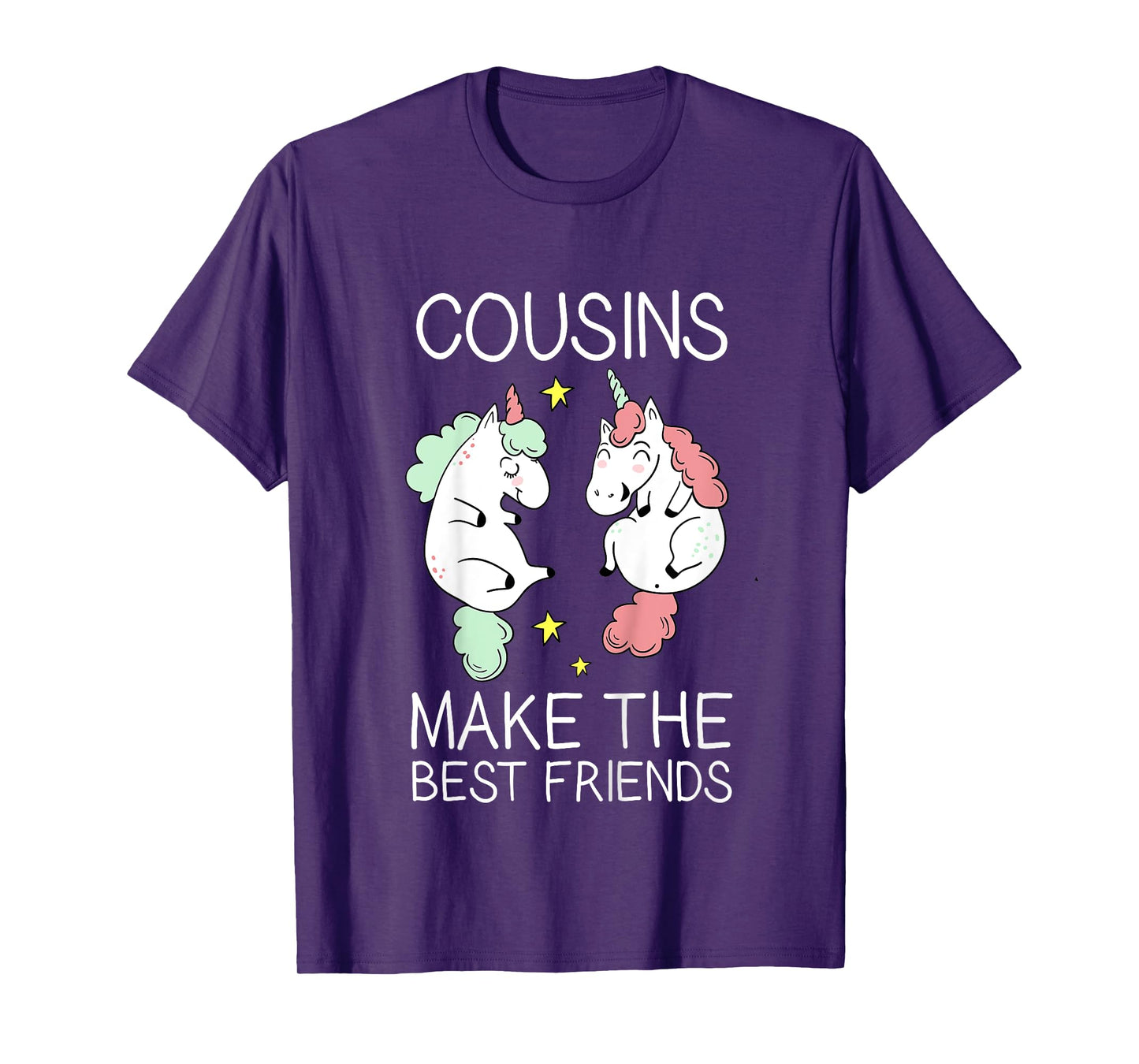Cousins Make the Best Friends Unicorn Gift Design T-Shirt