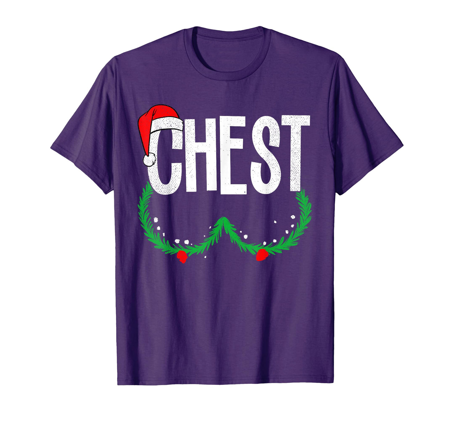 Chest Nuts Matching Chestnuts Funny Christmas Couples Chest T-Shirt