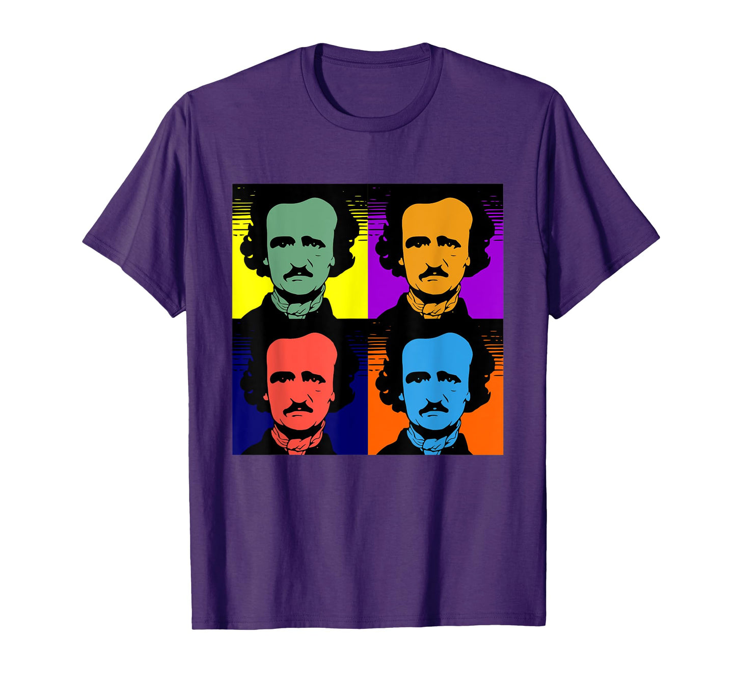 Edgar Allan Poe Pop Art Retro T-Shirt