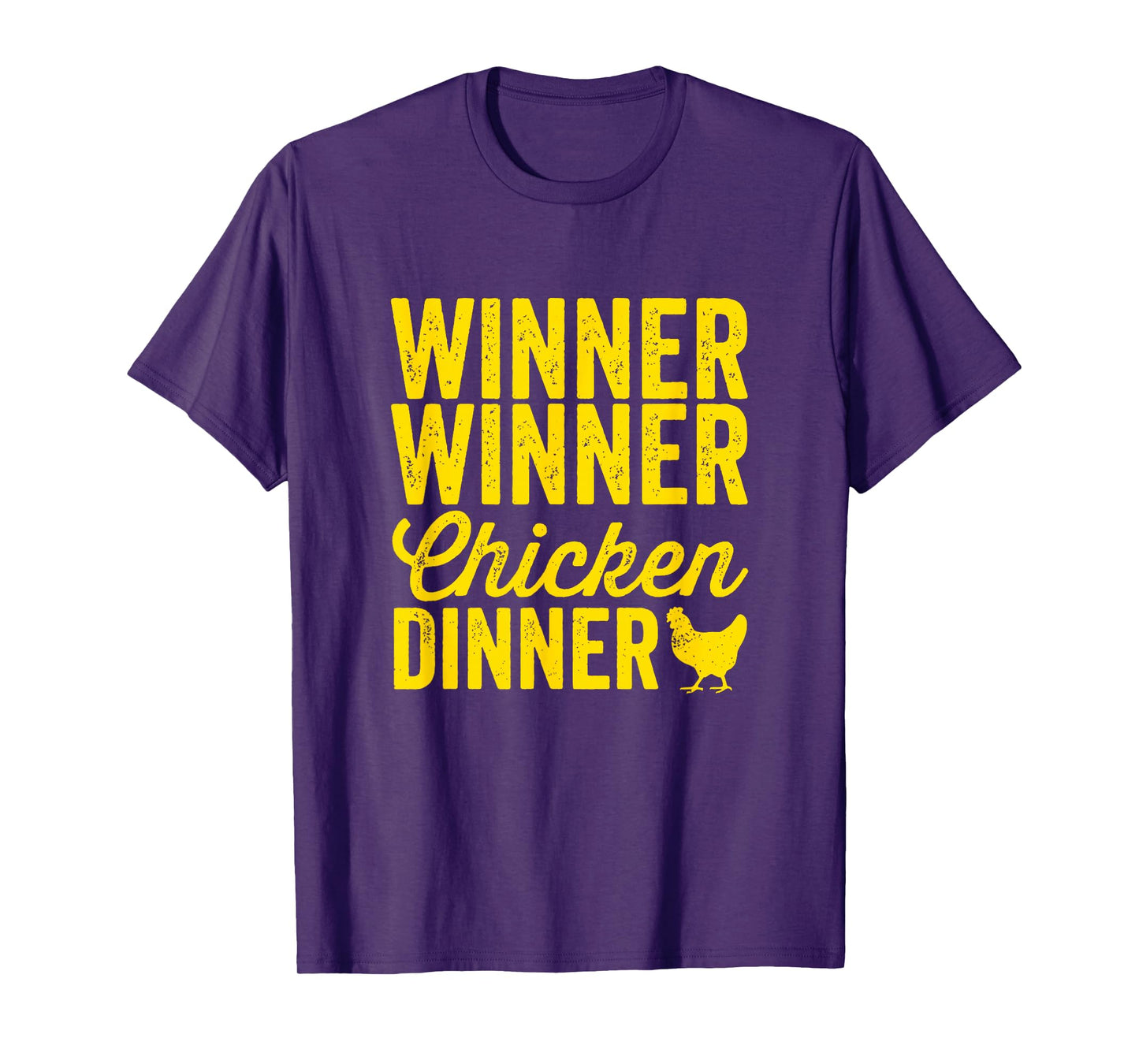 Winner Winner Chicken Dinner Silhouette (Dark) T-Shirt
