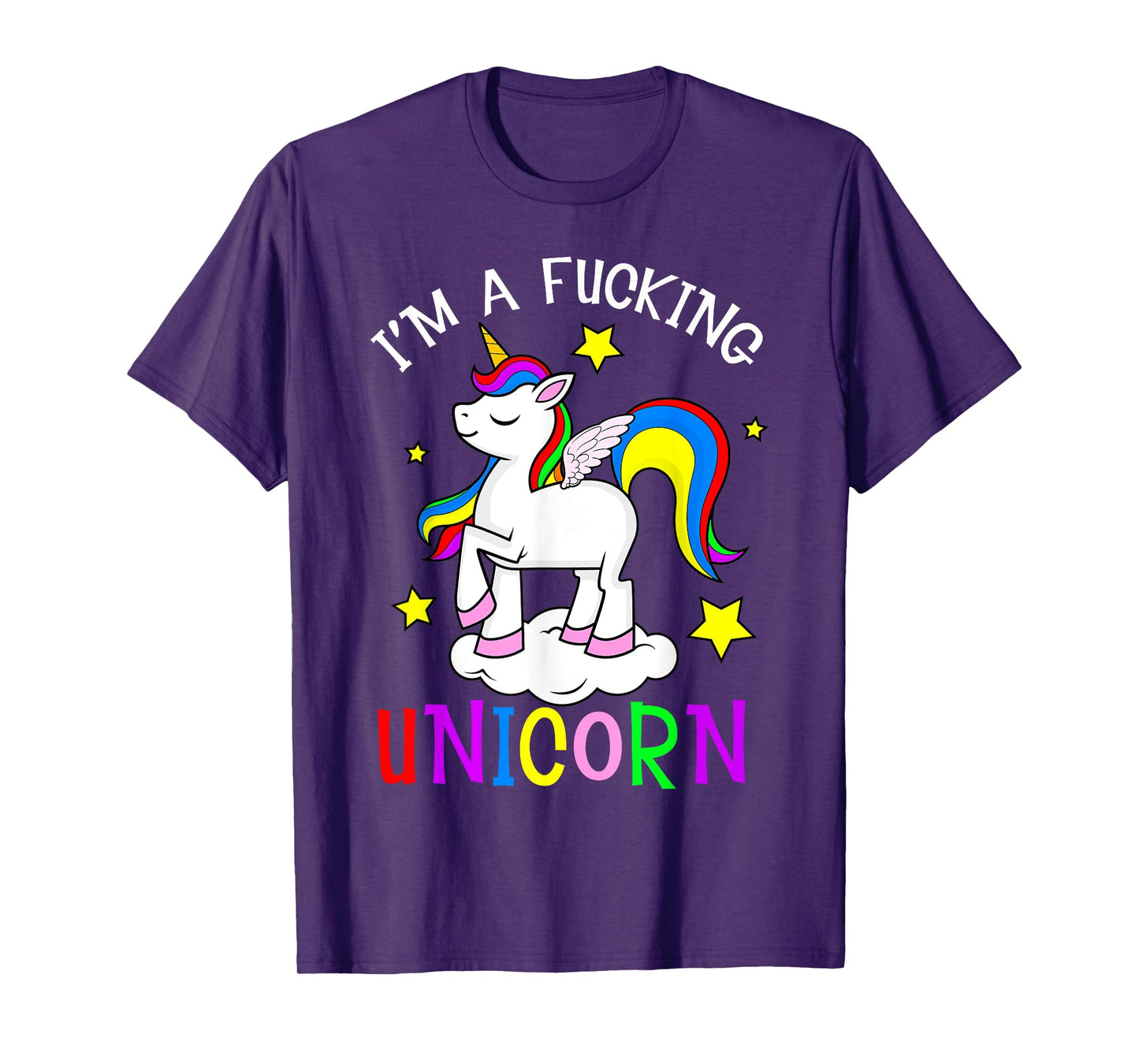 I'm a Fucking Unicorn Halloween Unicorn Costume Women Girls T-Shirt