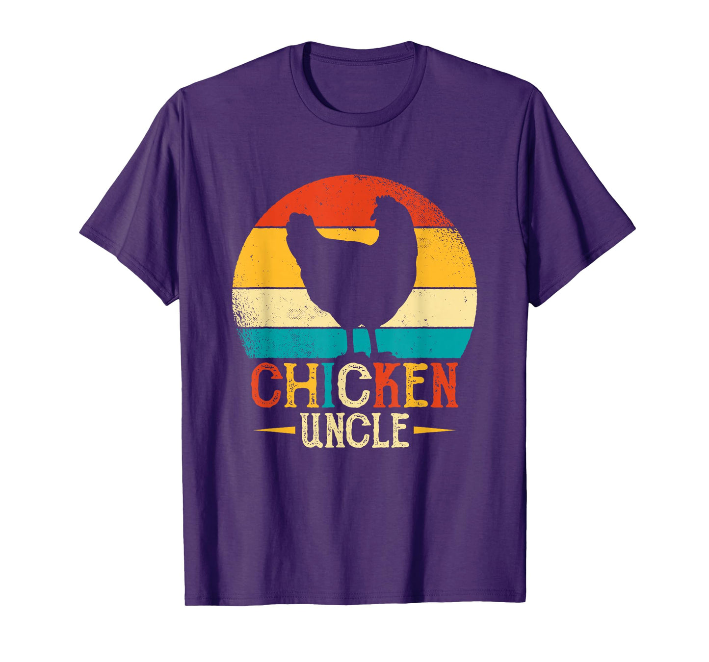 Chicken Lover Uncle Design - Chicken Uncle Poultry Farmer T-Shirt
