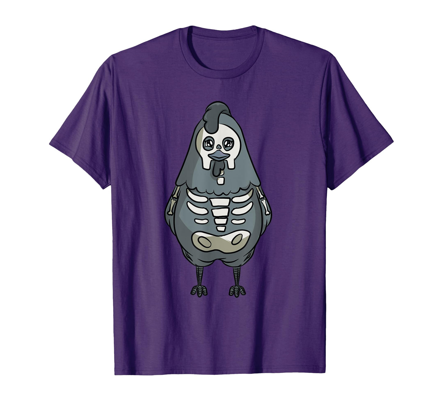 Chicken Skeleton Costume for Halloween Chickens T-Shirt