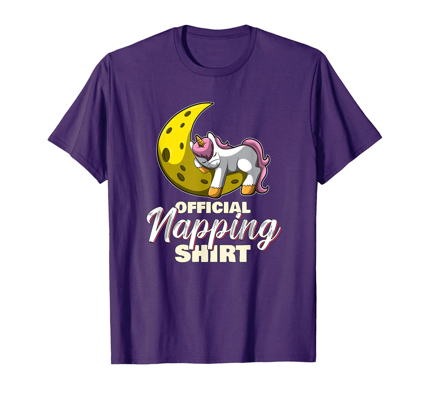 Sleeping Unicorn Nap Time Official Napping T-Shirt