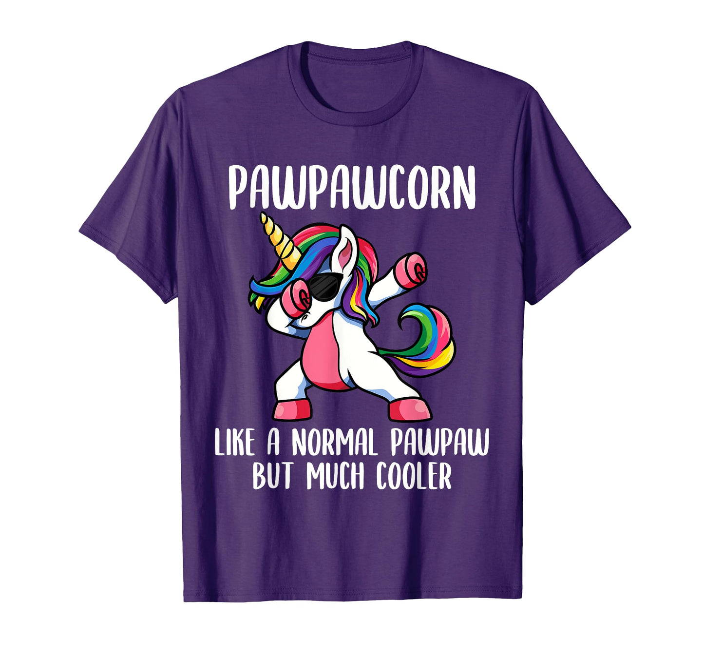 Unicorn Pawpaw Girl Clothes, PawpawCorn Cute T-Shirt