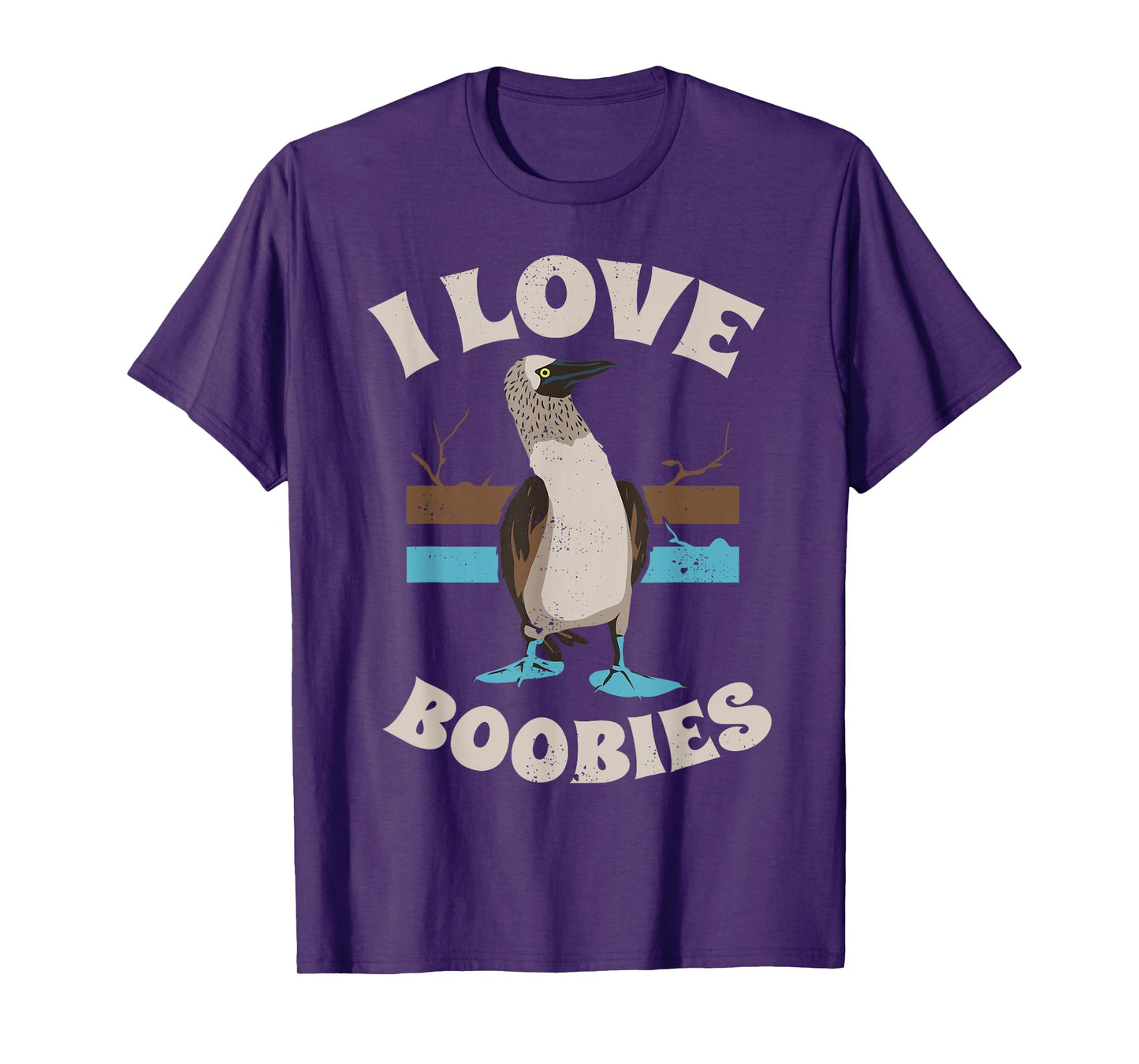Funny I Love Boobies Gift T-Shirt for Birdwatchers T-Shirt