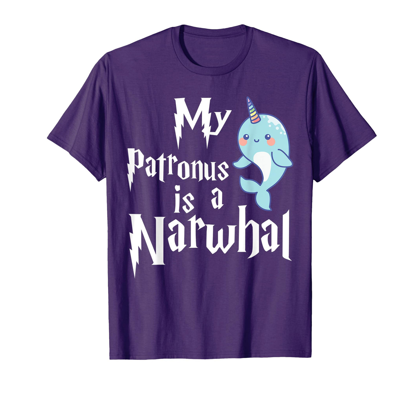 My Patronus Is A Narwhal Women Narwhal Lovers Girls Kid Gift T-Shirt