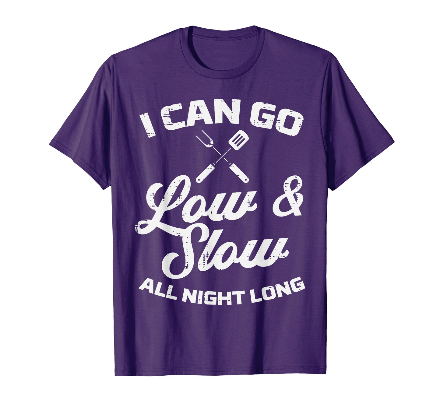 Low Slow All Night Long Bbq Grilling Smoking Meat Smoker T-Shirt