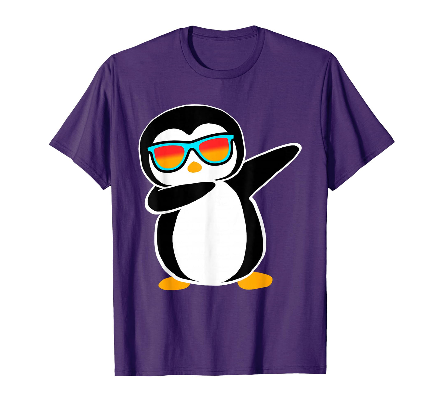 Dabbing Penguin Cute Animal Birthday Party Gift T-Shirt