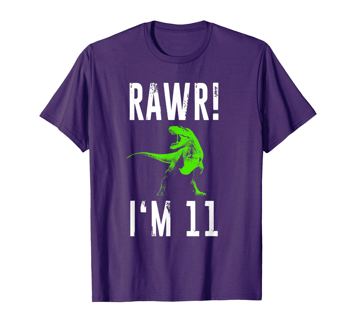 Eleven Year Old Dinosaur | 11th Birthday Rawr I'm 11 Shirt