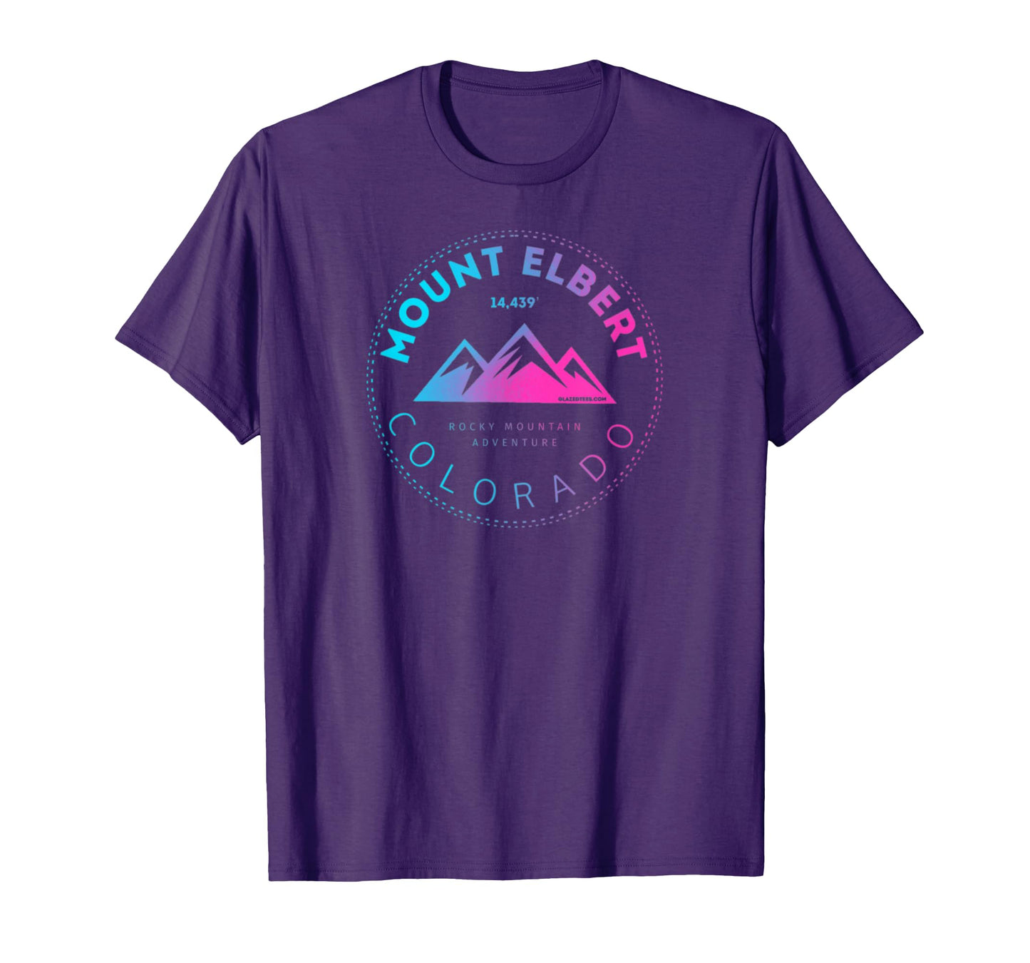 Mount Elbert Colorado 14er - Retro Rocky Mountain T-Shirt
