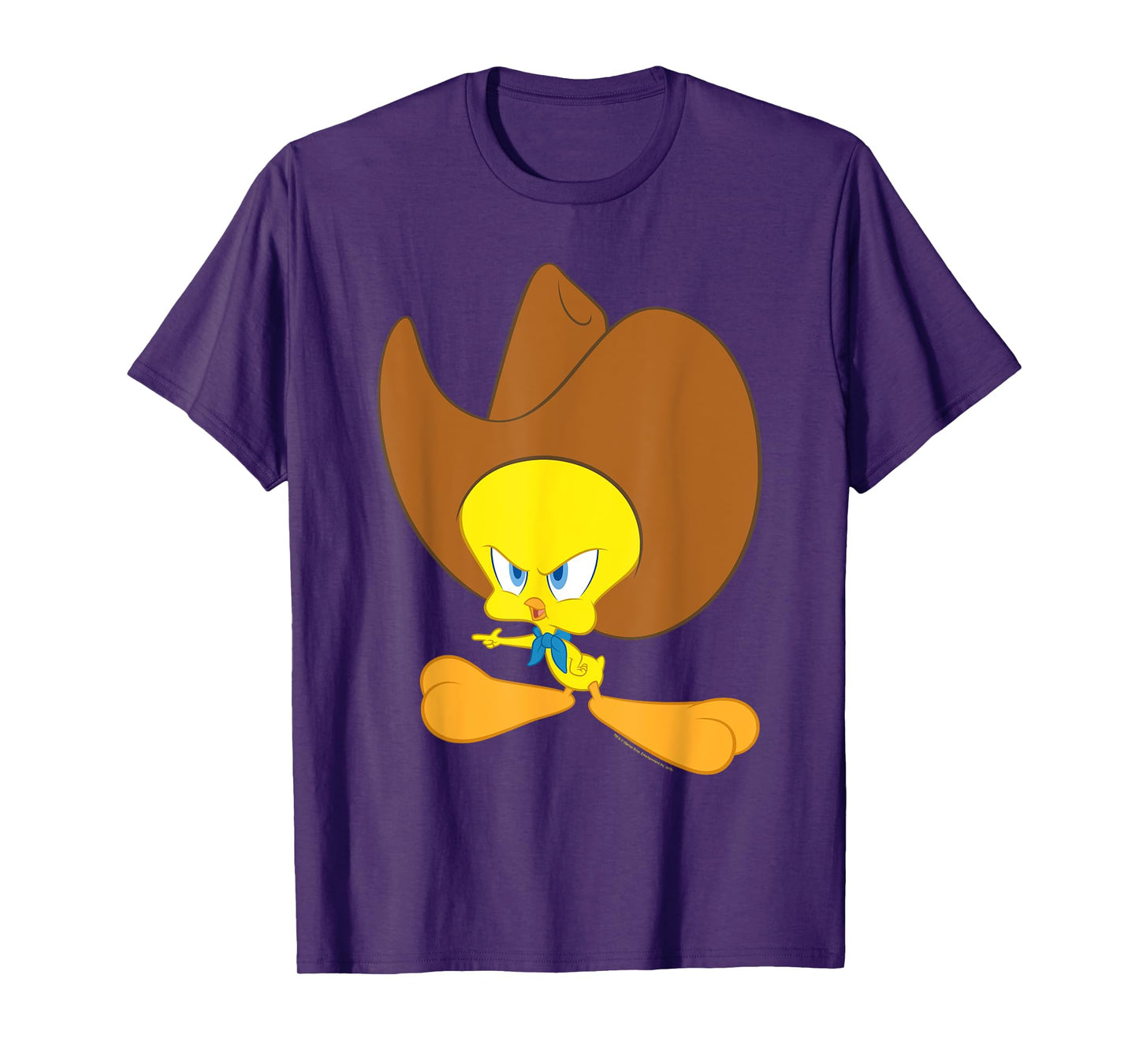 Looney Tunes Tweety Bird Cowboy Hat T-Shirt