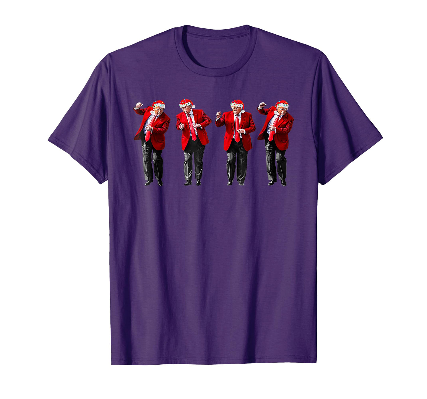 Christmas Donald Trump President 2024 Dancing Funny Santa T-Shirt