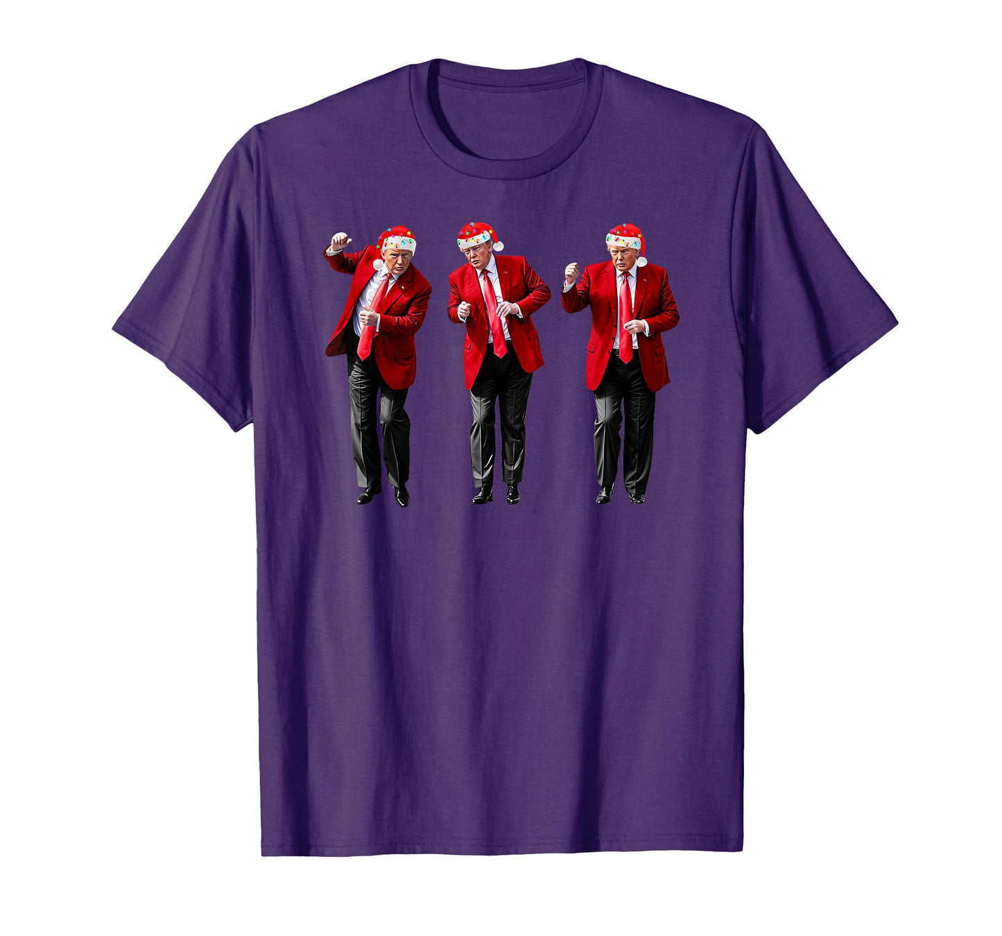 Christmas Donald Trump President 2024 Dancing Funny Santa T-Shirt