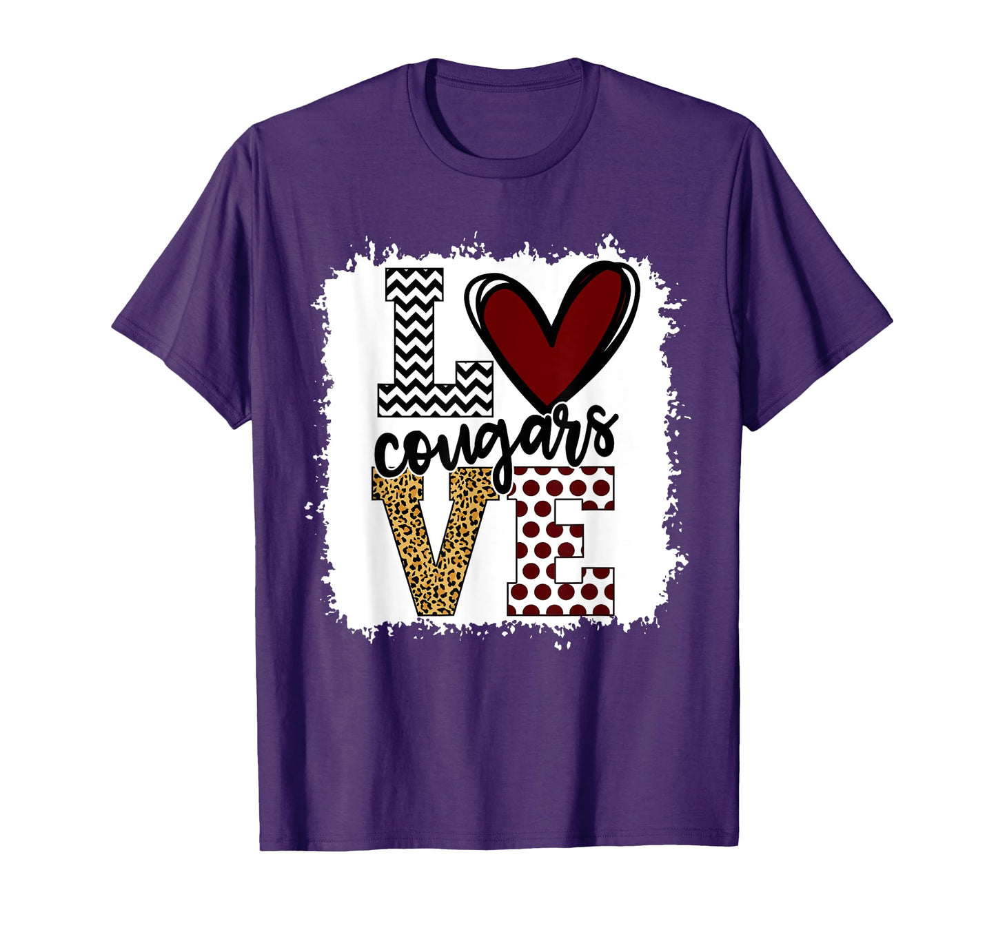 Cougars Mascot Love - School Spirit Fantastic Gifts T-Shirt
