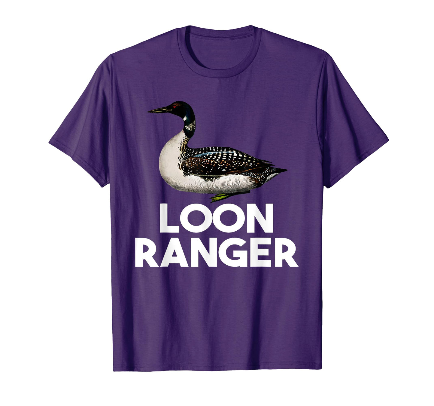 Loon Ranger Funny Common Loon Bird Watching T-Shirt