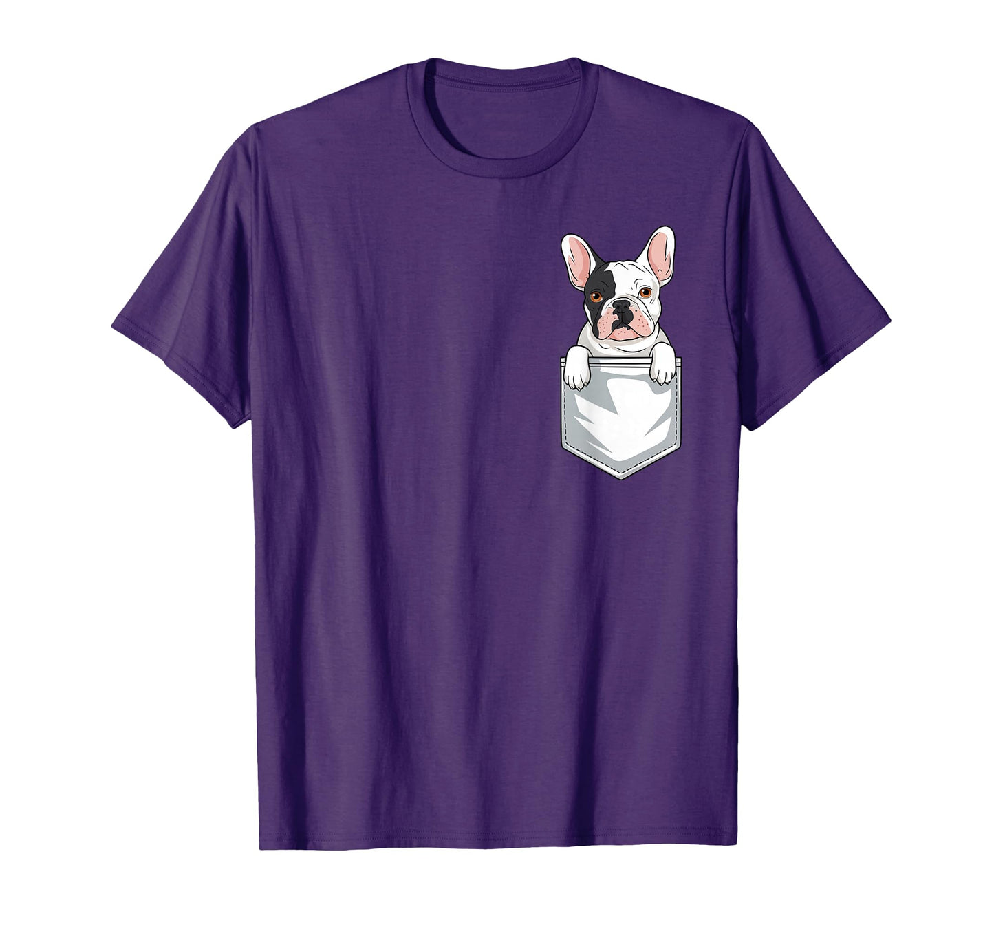French Bulldog In Pocket T-Shirt
