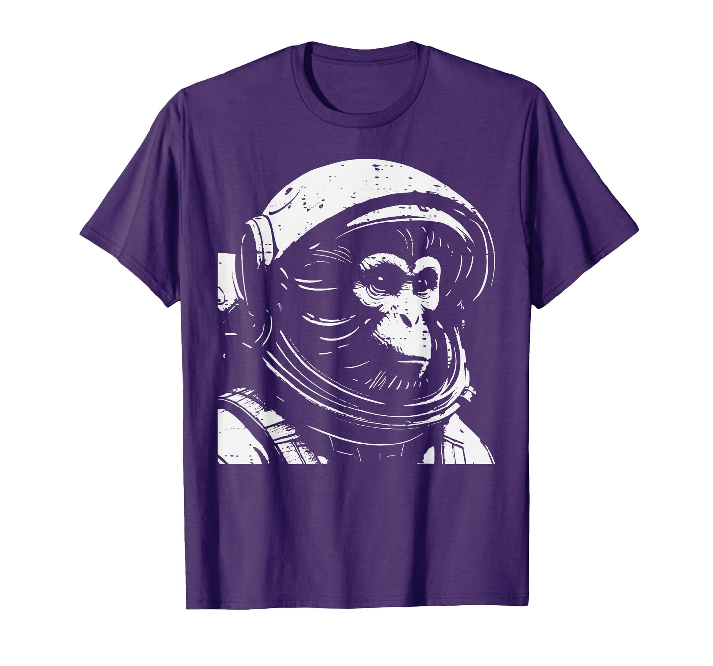 Monkey Astronaut Space Galaxy Ape Animal Men Women Boys Kids T-Shirt