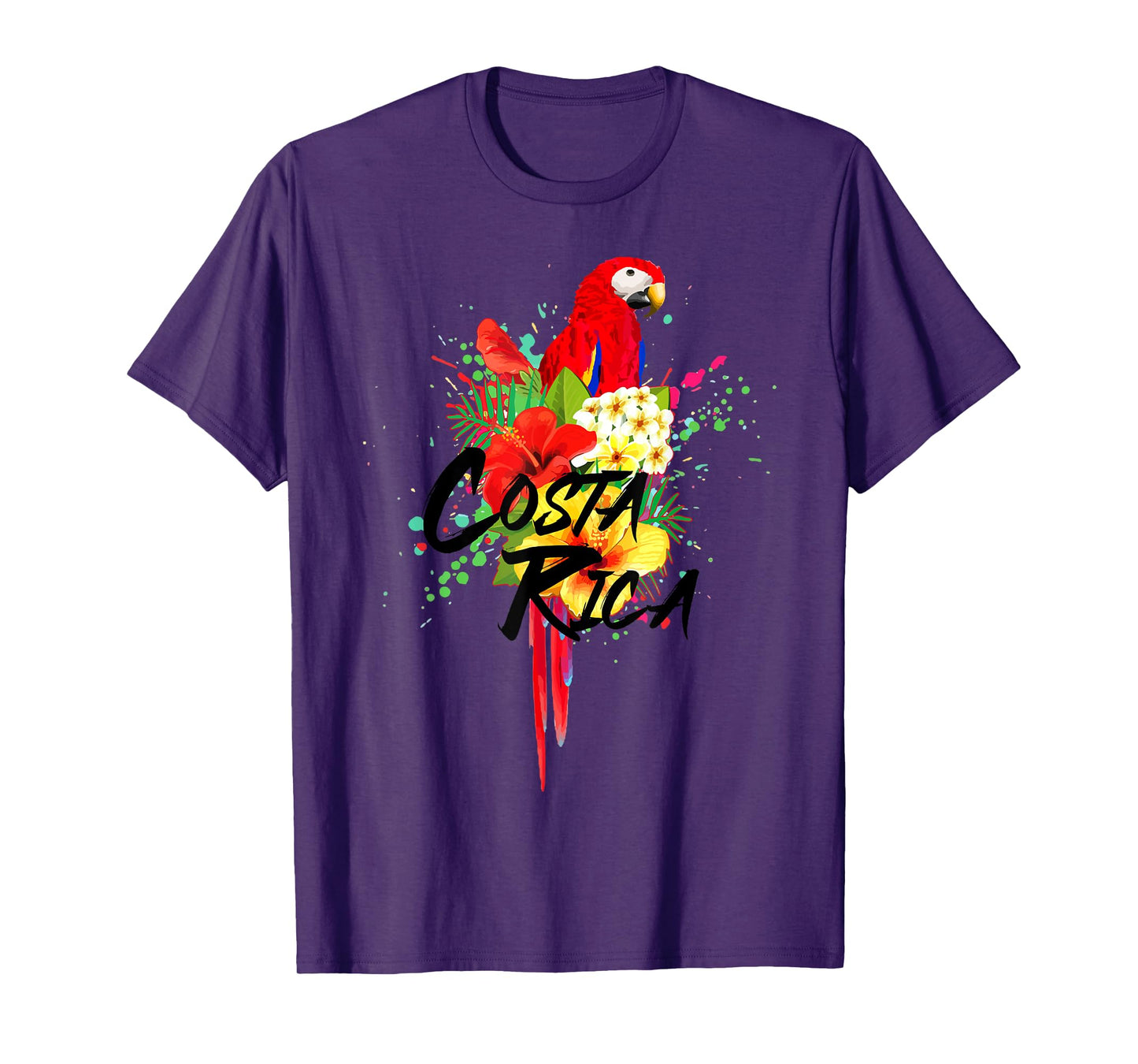Costa Rica Souvenirs Parrot Tropical Bird Vintage T-Shirt