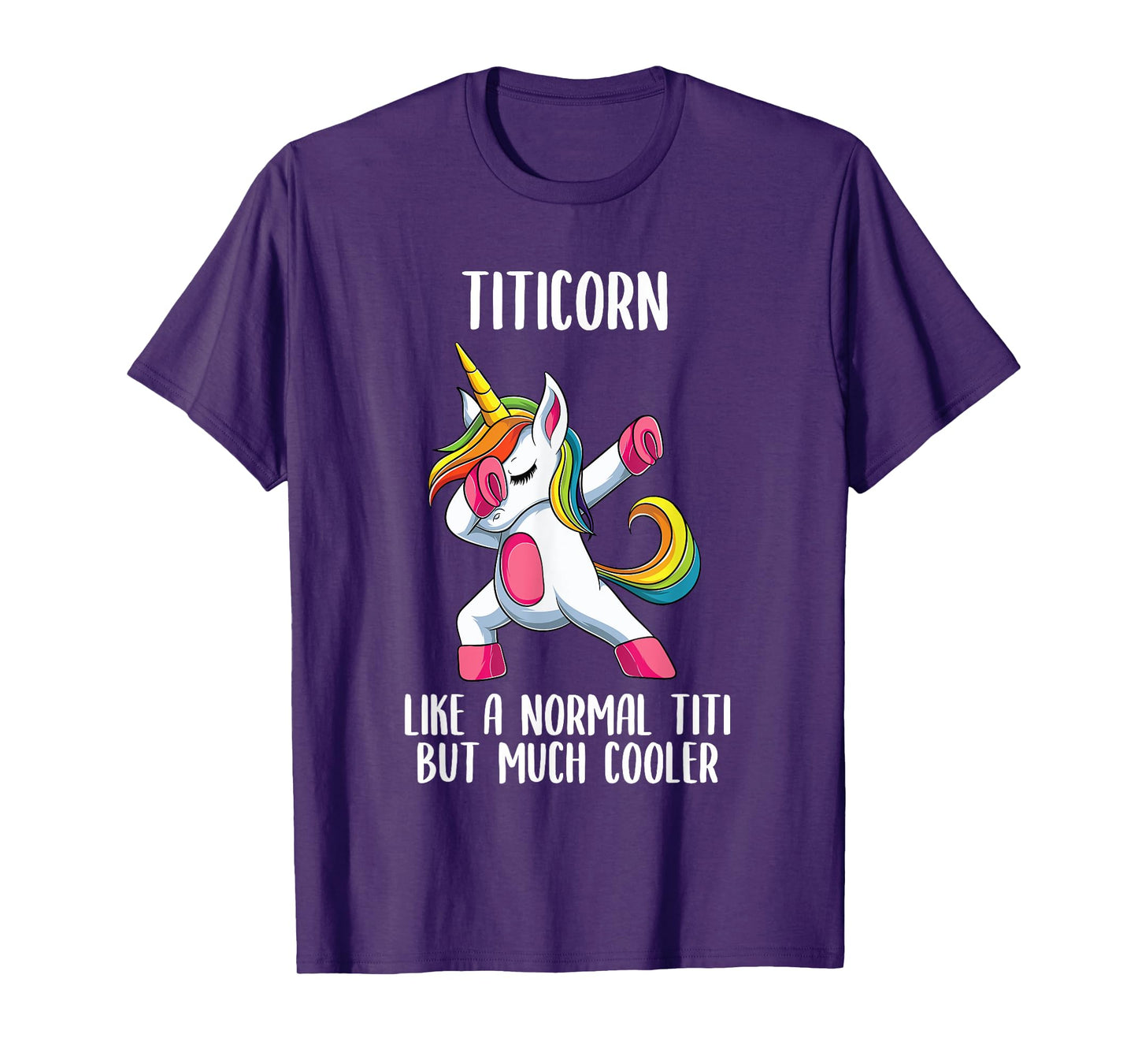 Unicorn Spanish Titi Girl Birthday Party Apparel, TitiCorn T-Shirt