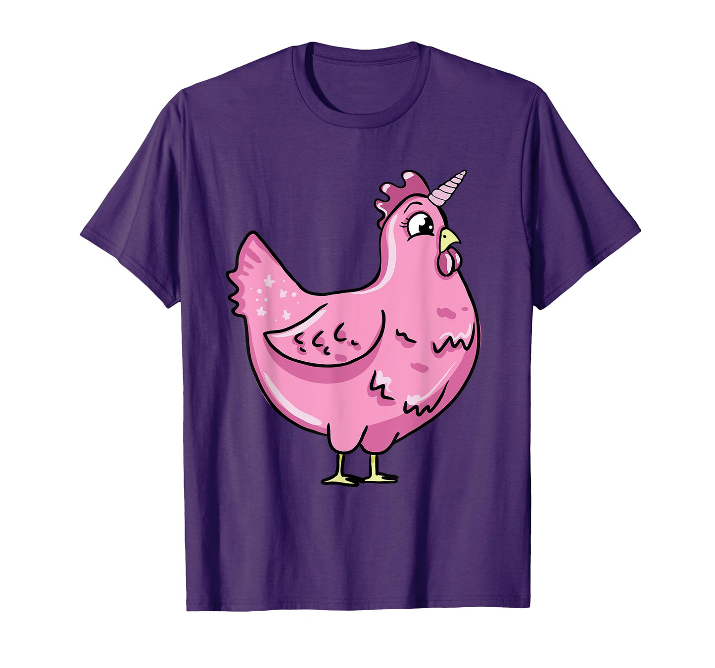 Funny Chicken Unicorn Illustration Farmer Poultry Love T-Shirt