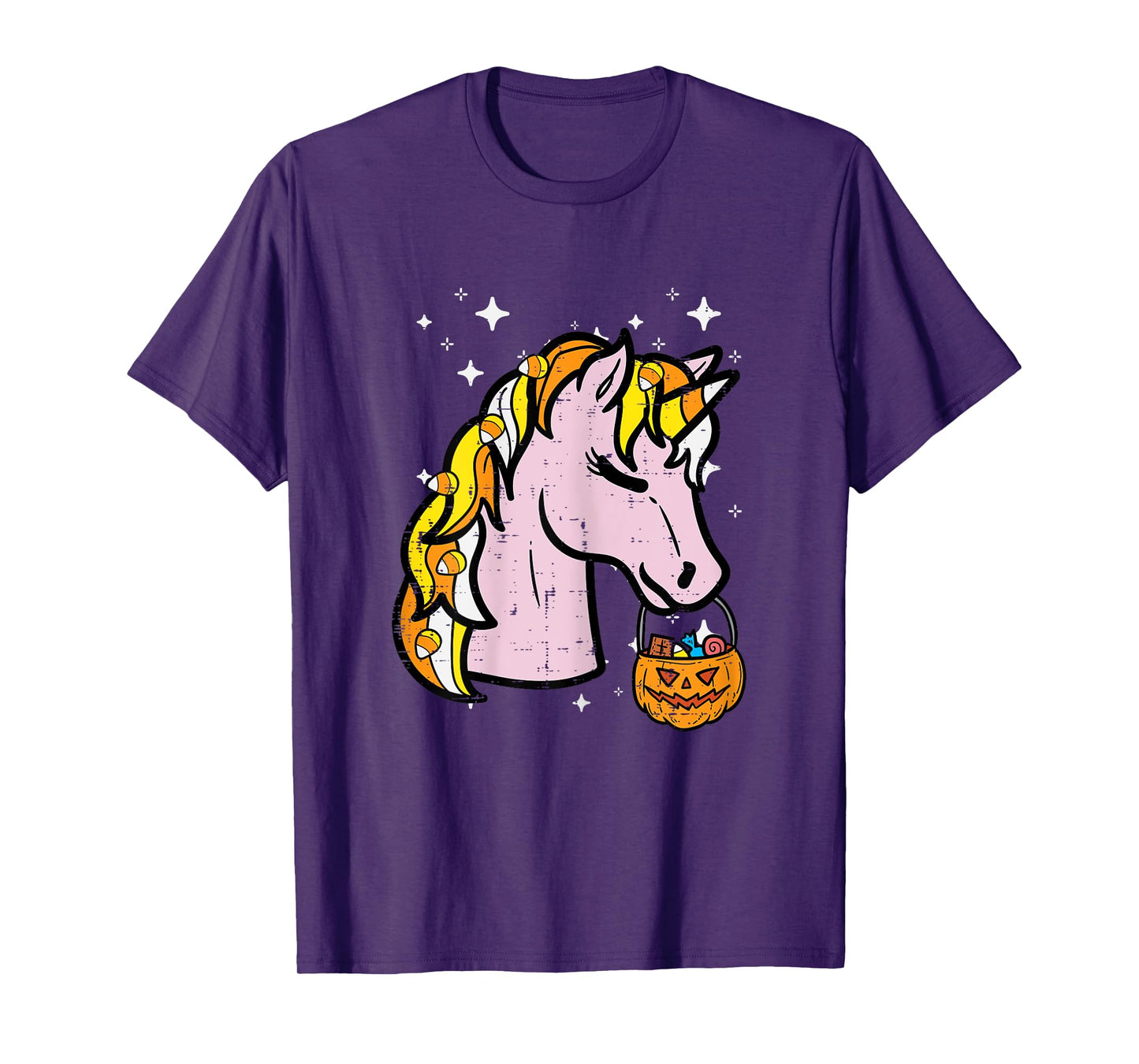 Halloween Unicorn Trick Or Treat Costume Girls Kids Youth T-Shirt