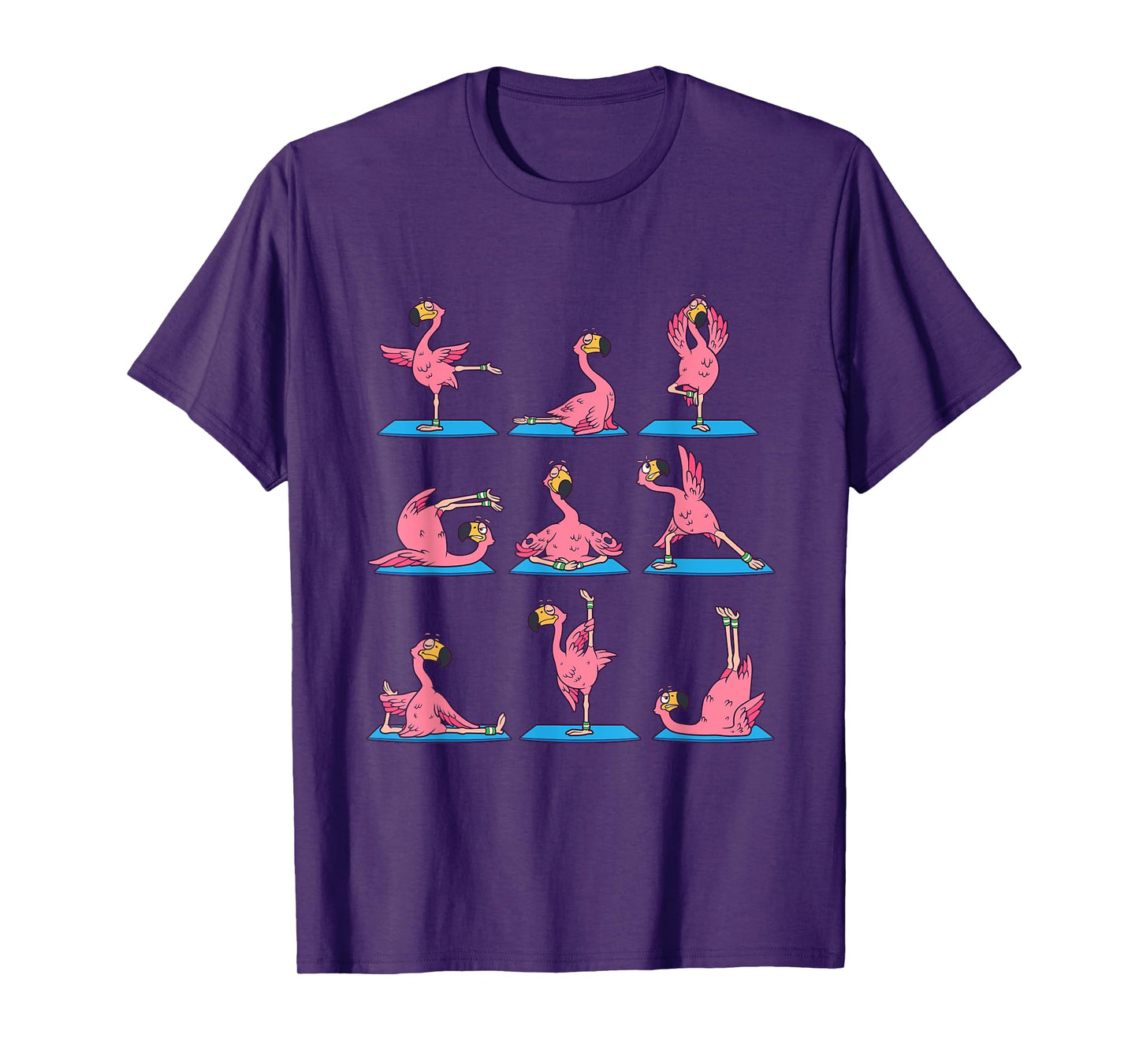 Flamingo Yoga Position Workout Flamingo Bird Gift T-Shirt