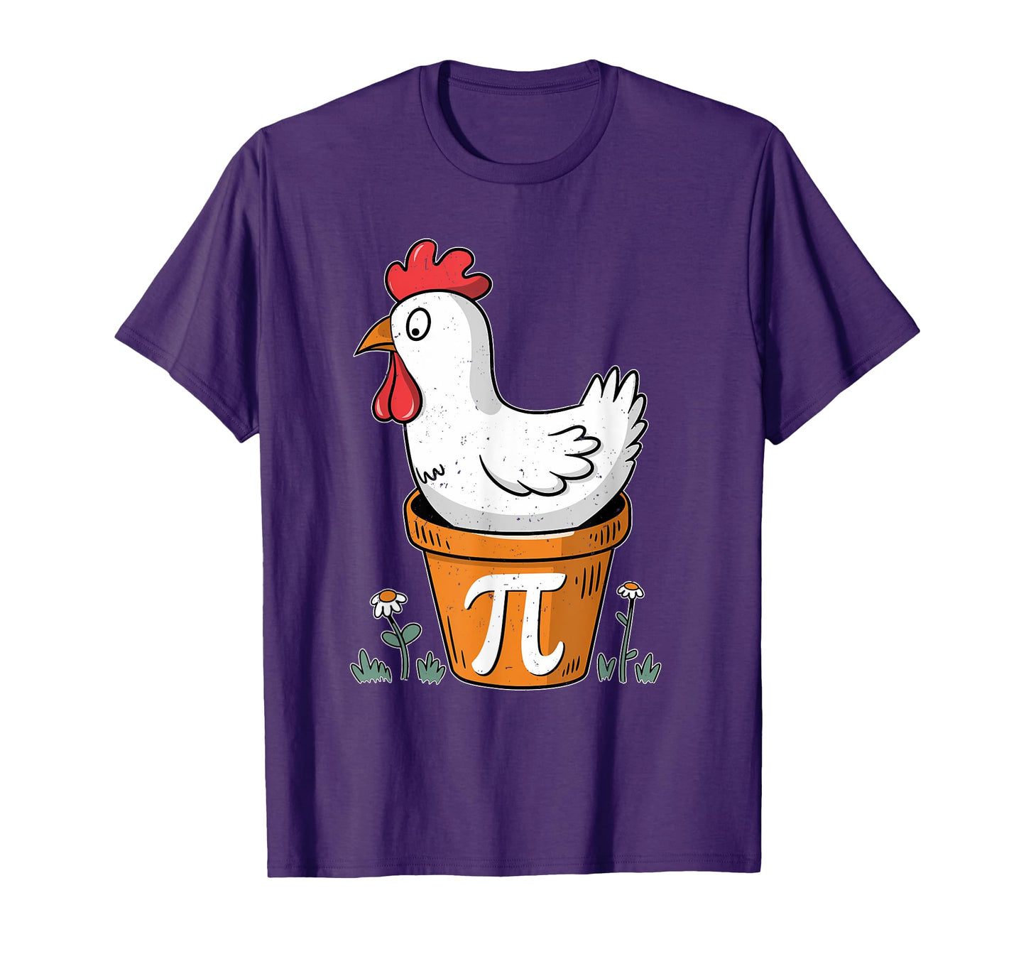 Funny Chicken Pi Day Shirt Math Lover Gift Men Woman Kids T-Shirt