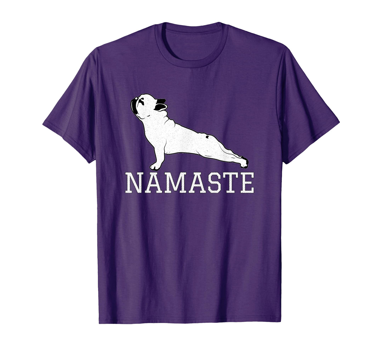 French Bulldog Yoga Funny Frenchie Namaste Lovers Gift T-Shirt for Men Women Girls Kids