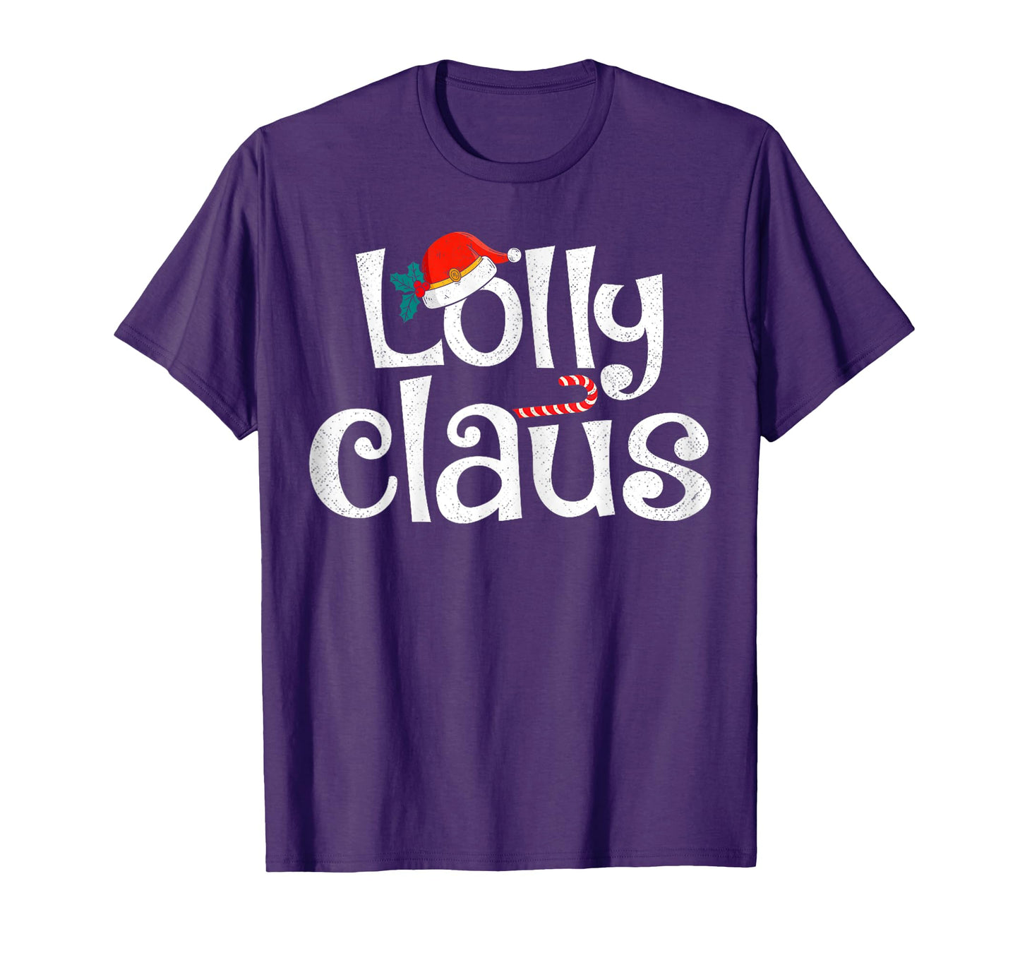 Lolly Claus Christmas Santa Claus Xmas Family Pajamas T-Shirt