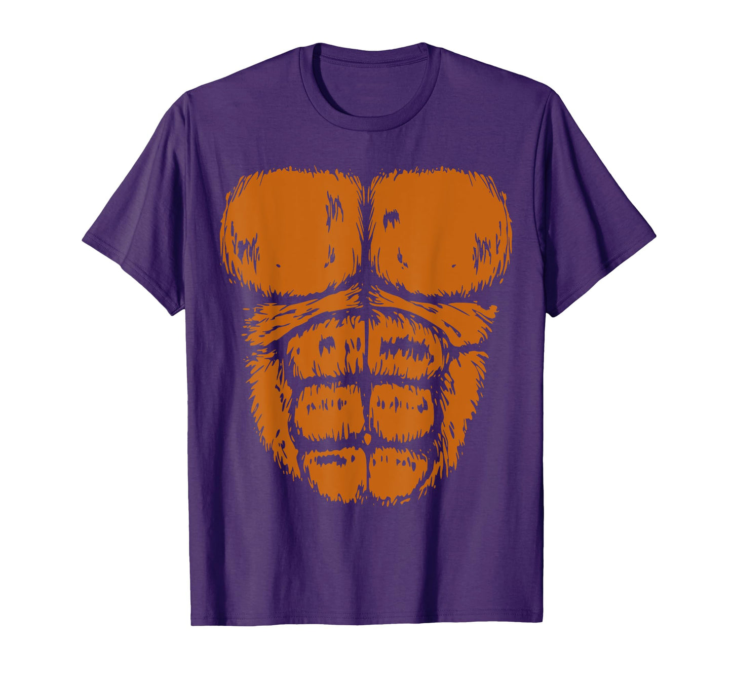 Gorilla Monkey Belly Chest Costume DIY Halloween T-Shirt