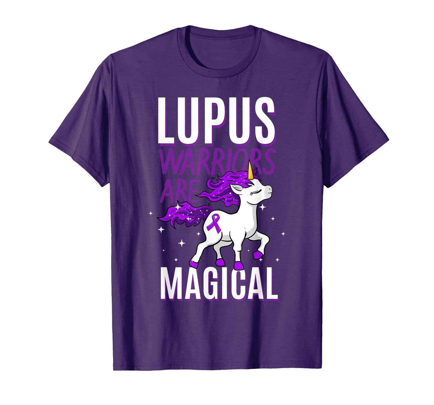 Lupus Warrior Magical Unicorn Autoimmune Disease Malar Rash T-Shirt