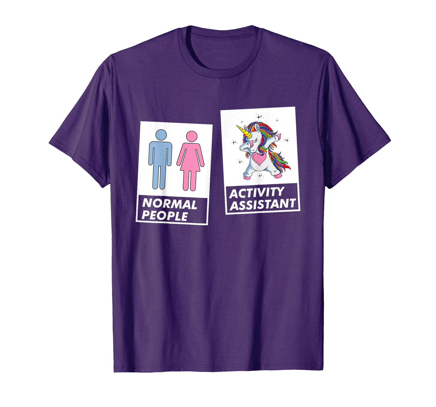 Dabbing Unicorn Activity Assistant Coordinator Professional T-Shirt