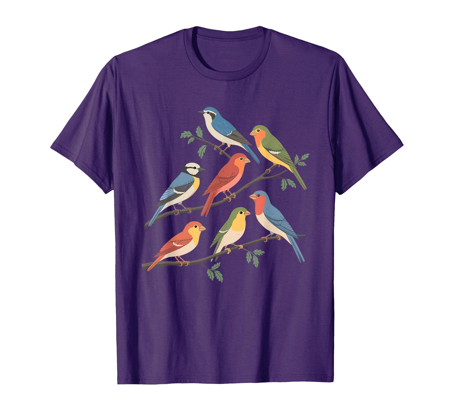 Bird Watching on a tree Bird Lover Shirts Unisex All Ages Black Small Short Sleeve T-Shirt