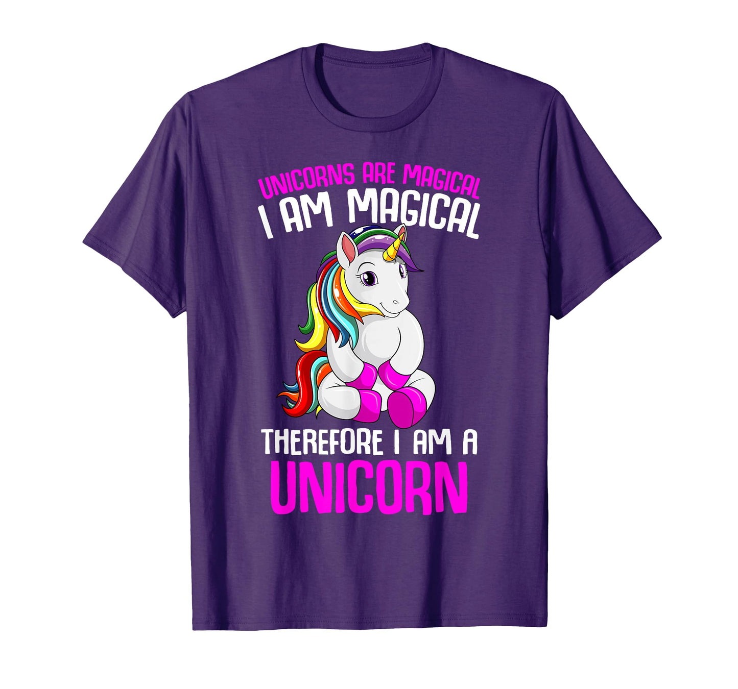 Unicorns Are Magical Unicorn Lover Kids Girls Youth Women T-Shirt