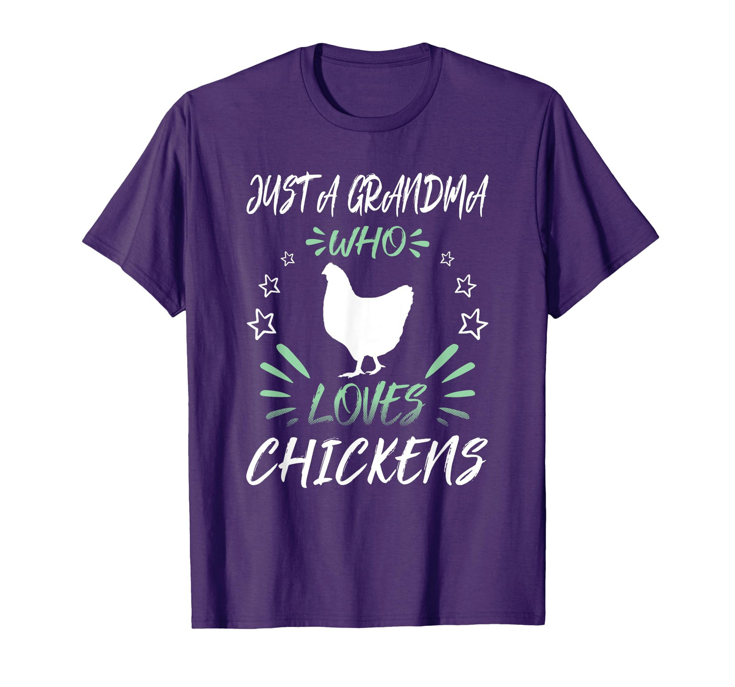 Just A Grandma Who Loves Chickens T-Shirt