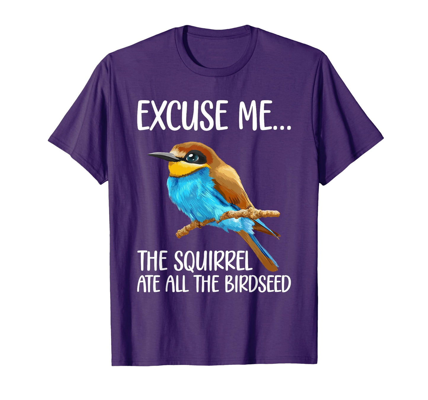 Bird Art For Men Women Kid Bird Watching Birding Birdwatcher T-Shirt