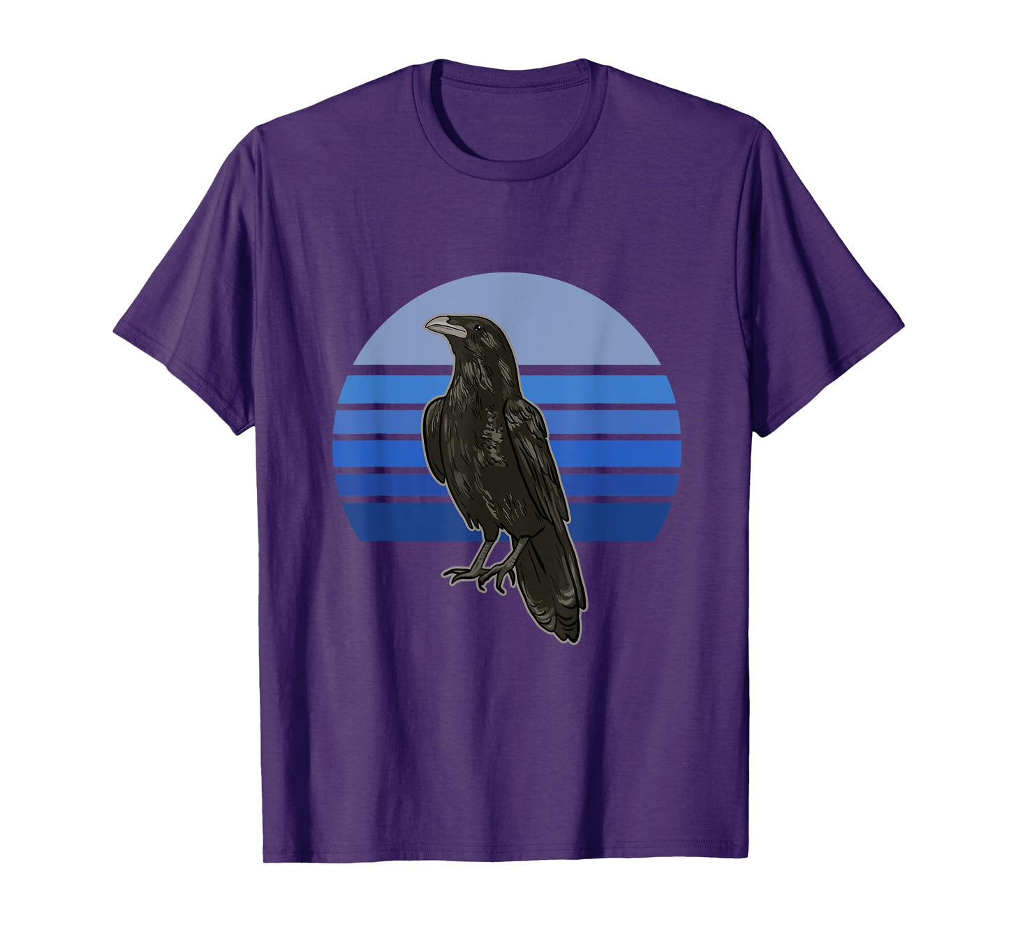 Retro Crow Bird Illustration for Crow and Raven Lovers T-Shirt